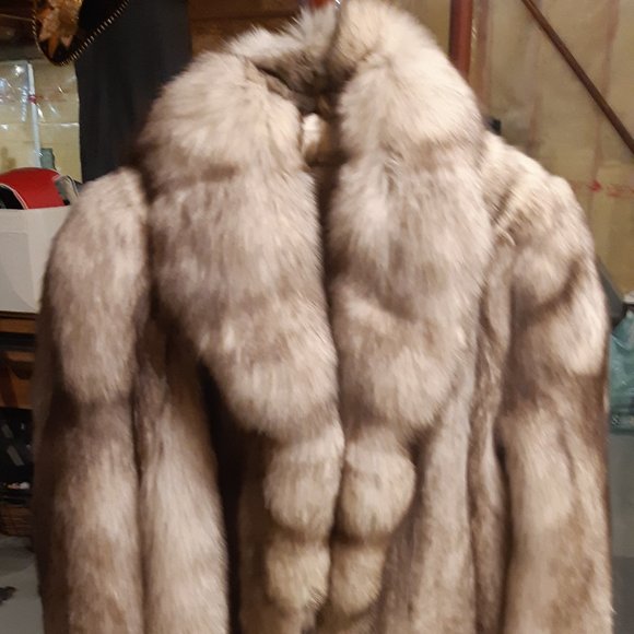 Norwegian Blue Fox furcoat - Picture 1 of 3